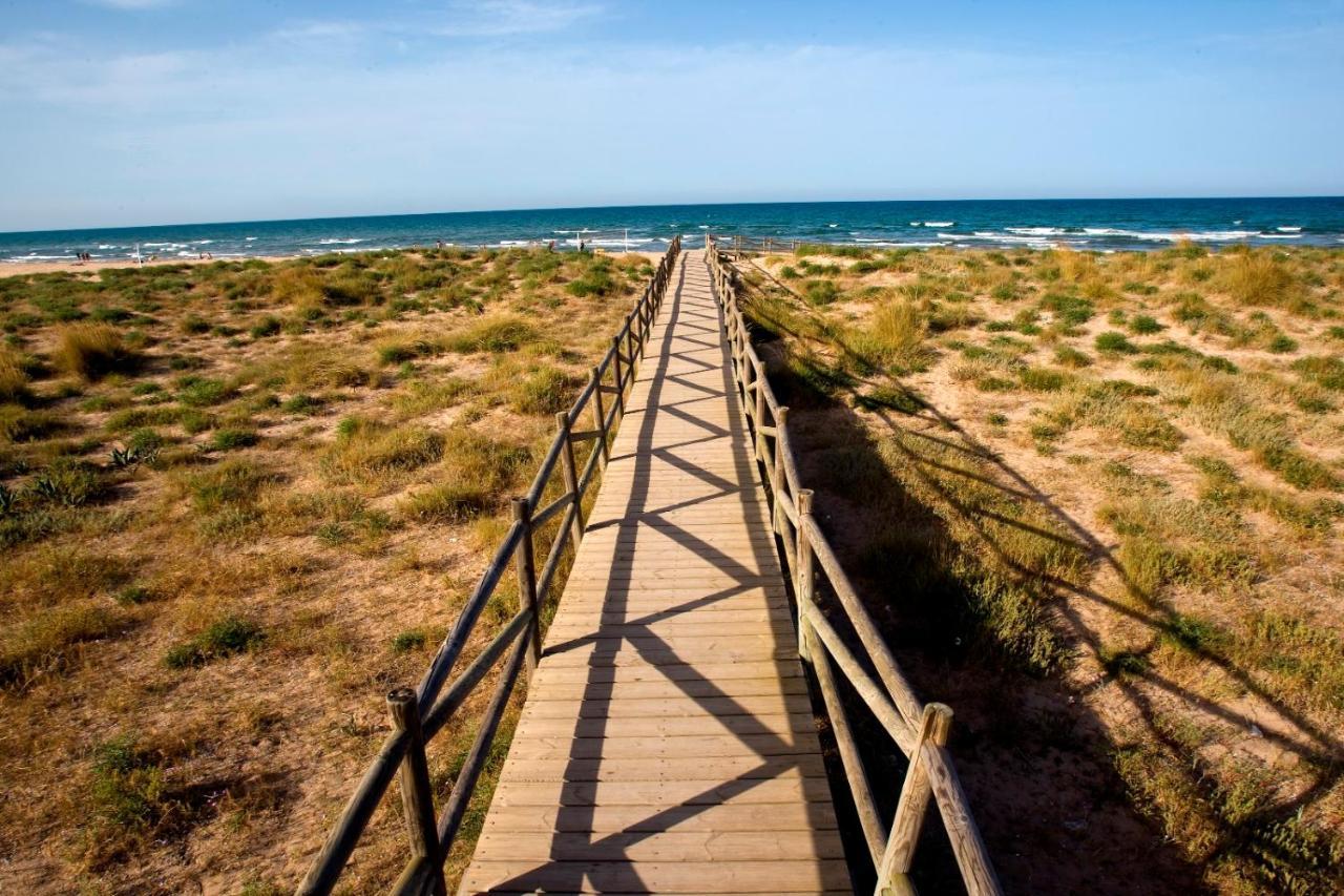 Ferienwohnung Aigua Blava Primera Linea - Alquiler Solo Familias Playa de Gandia Exterior foto