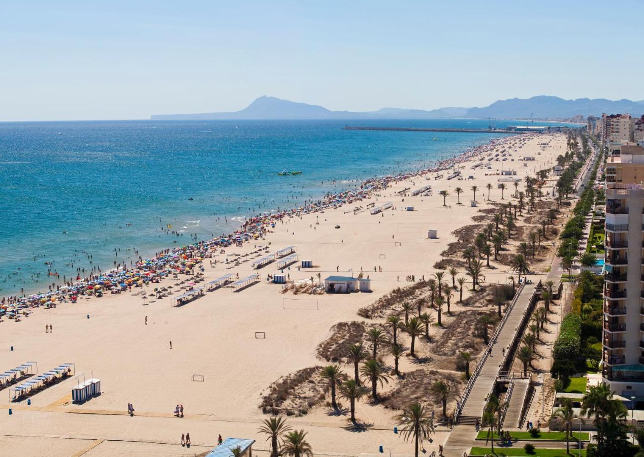 Ferienwohnung Aigua Blava Primera Linea - Alquiler Solo Familias Playa de Gandia Exterior foto