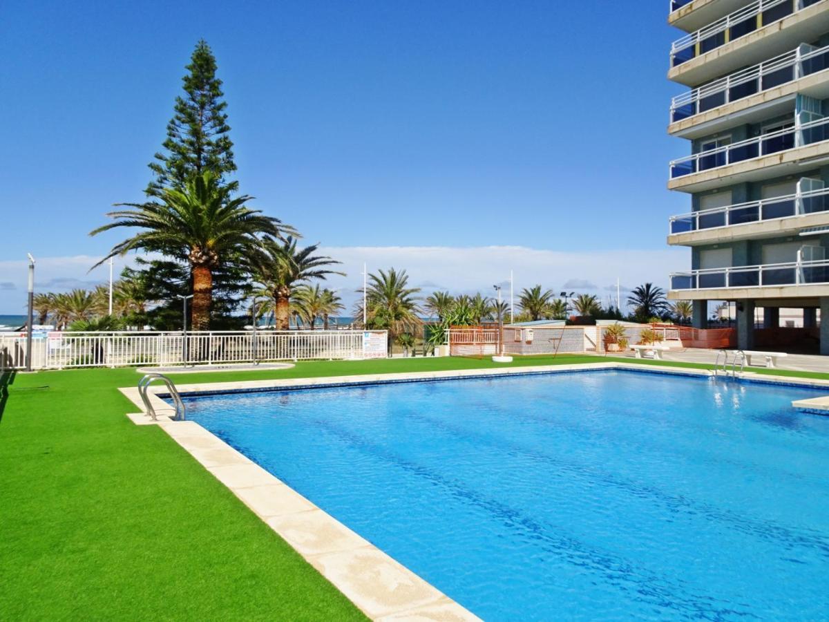 Ferienwohnung Aigua Blava Primera Linea - Alquiler Solo Familias Playa de Gandia Exterior foto