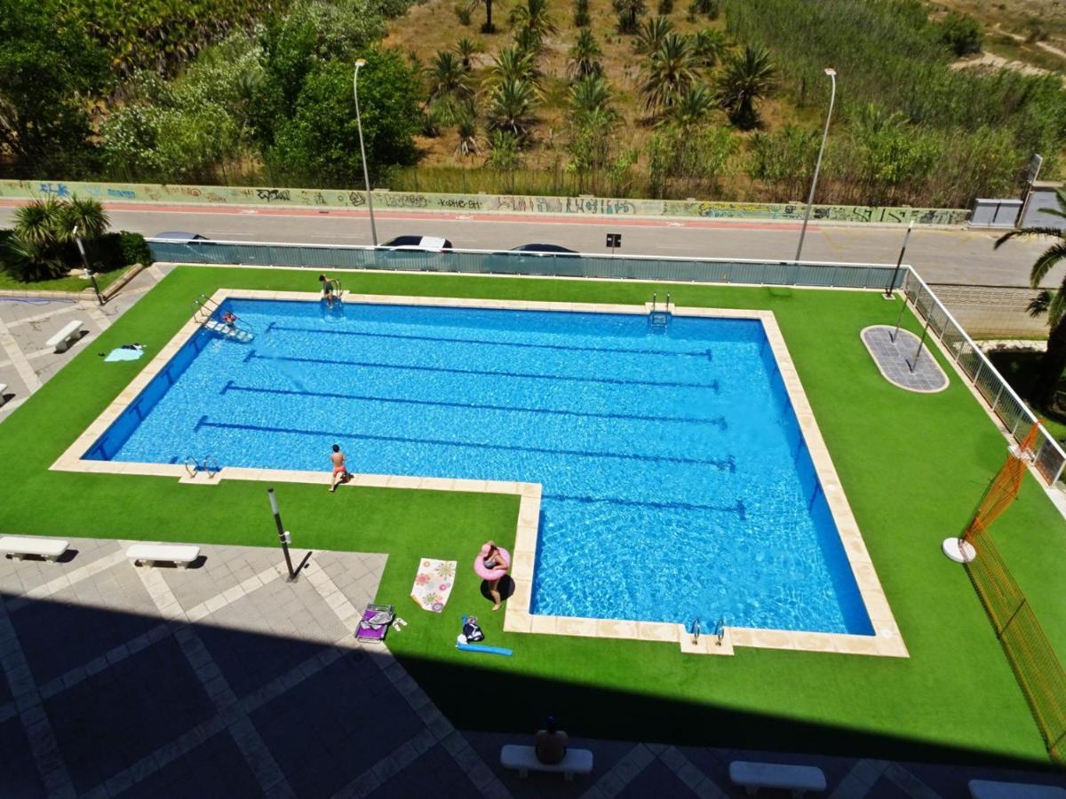 Ferienwohnung Aigua Blava Primera Linea - Alquiler Solo Familias Playa de Gandia Exterior foto