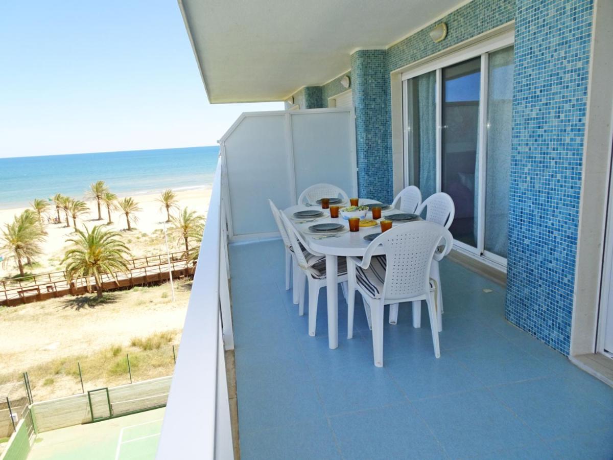 Ferienwohnung Aigua Blava Primera Linea - Alquiler Solo Familias Playa de Gandia Exterior foto